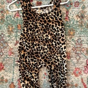 NWOT cheetah romper